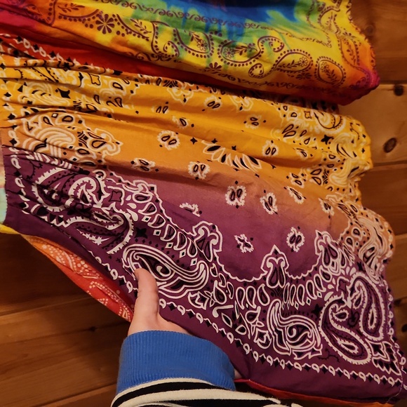 Psychic Outlaw custom Classic Bandana Mini Dress - Picture 5 of 11